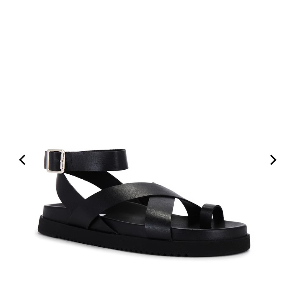 Steve Madden Black Sandals